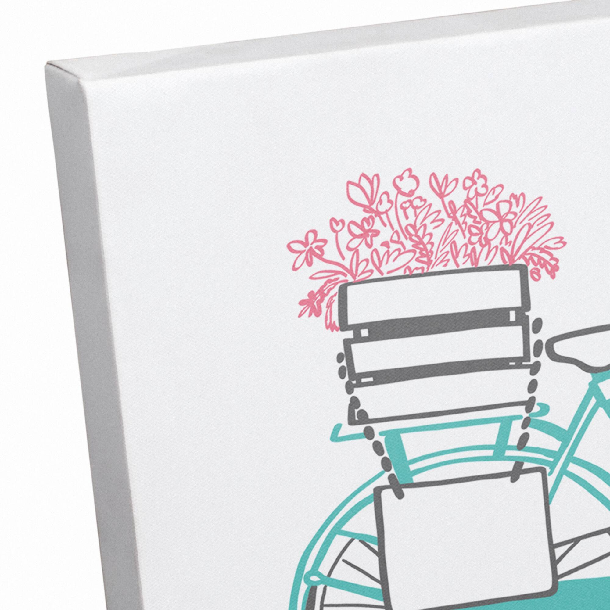 If I Can't Bring My Cat Bike Canvas Wall Art